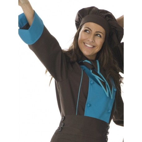 Chaqueta cocina mujer reversible 4301