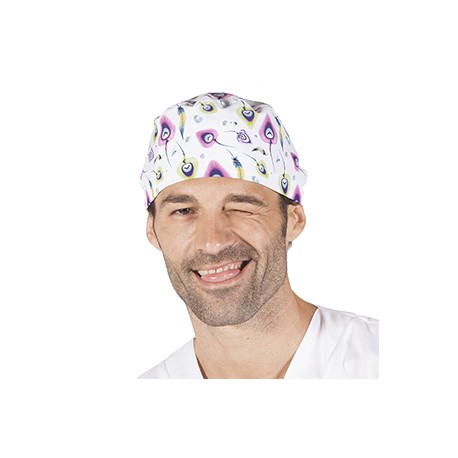 Gorro quirofano Plumas microfibra