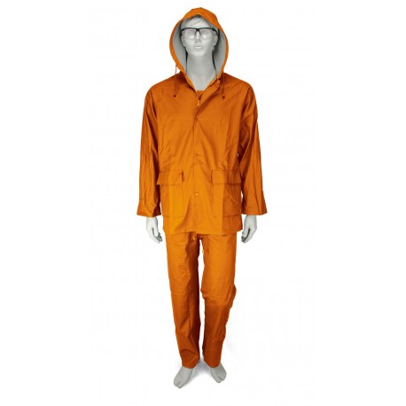 Traje de agua PVC naranja