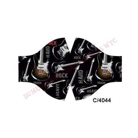 Mascarilla reutilizable adultos Guitarras