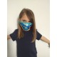 Mascarilla infantil Letras