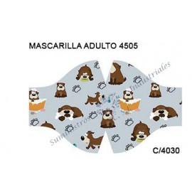 Mascarilla Adulto Perritos