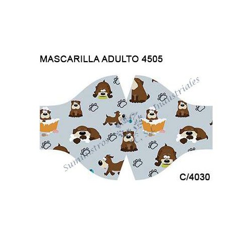 Mascarilla Adulto Perritos