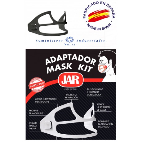 Adaptador mascarillas Jar blanco