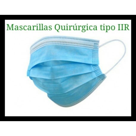  Mascarillas Quirúrgica tipo IIR ( 25uds)